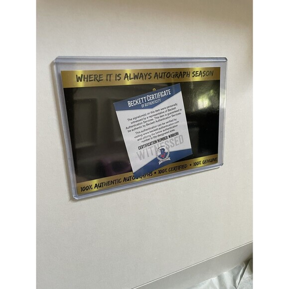 SAM DARNOLD Green New York Jets Autographed Jersey #14 Beckett WB81081 QB JETS - Picture 12 of 12